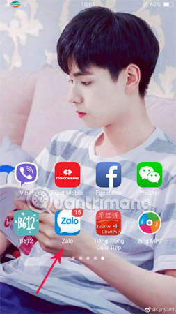 Instructions on how to delete the update of contacts on Zalo Picture 1