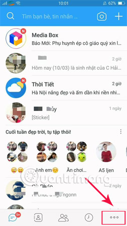 Instructions on how to delete the update of contacts on Zalo Picture 2