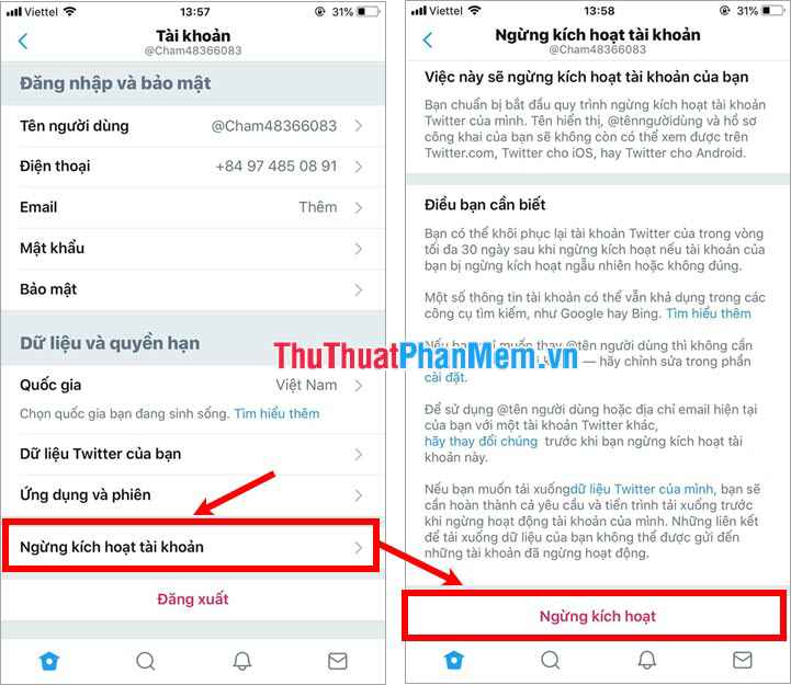 Instructions on how to delete Twitter account quickly Picture 10