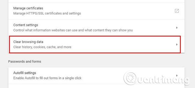 Instructions on how to delete URLs automatically suggested in Chrome browser Picture 4