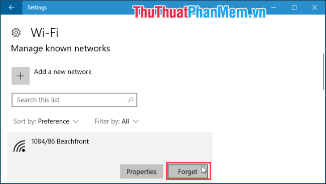 Instructions on how to delete Wifi passwords saved on Windows 10 Picture 5