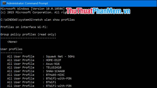 Instructions on how to delete Wifi passwords saved on Windows 10 Picture 7