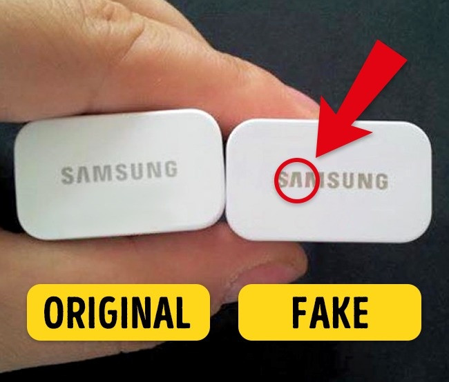 Instructions on how to distinguish between genuine and counterfeit smartphones Picture 4