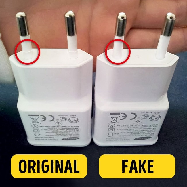 Instructions on how to distinguish between genuine and counterfeit smartphones Picture 5