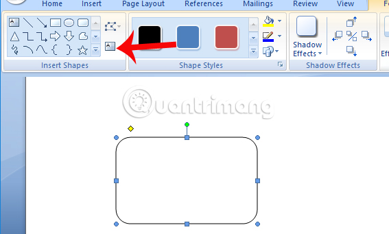 Picture 10 of Instructions on how to draw diagrams in Word