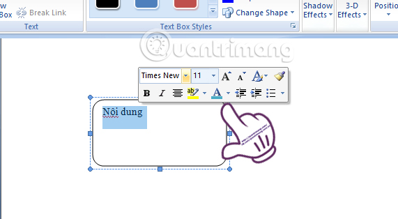 Picture 11 of Instructions on how to draw diagrams in Word