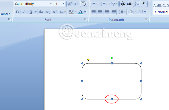 Picture 9 of Instructions on how to draw diagrams in Word