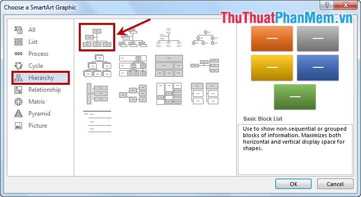 Instructions on how to draw organizational structure diagram in Word