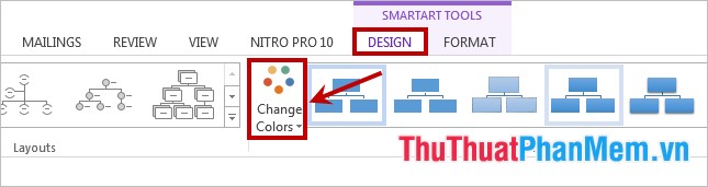 Instructions on how to draw organizational structure diagram in Word Picture 6