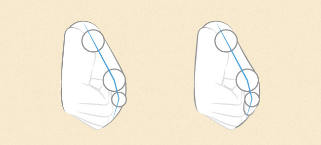 Instructions on how to draw the hand of Anime and Manga characters Picture 13