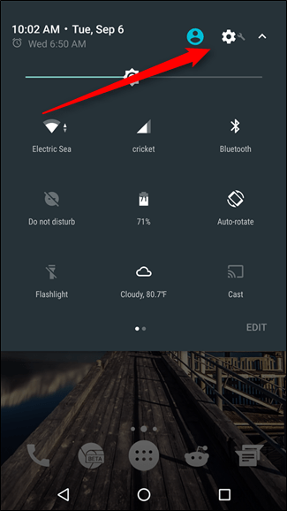 Instructions on how to enable Night Mode on Android Nougat Picture 2