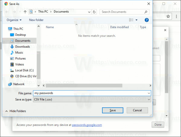 Instructions on how to export saved passwords on Chrome browser into 1 file Picture 10
