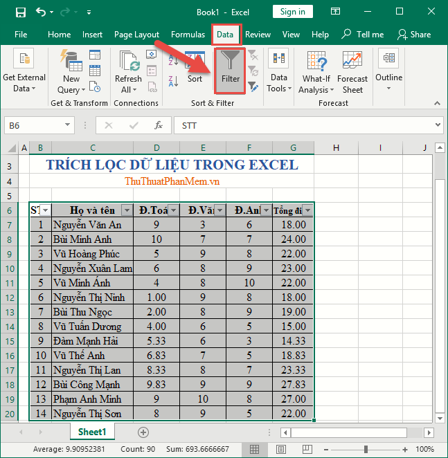 instructions-on-how-to-extract-data-in-excel