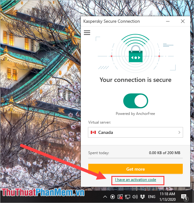 Instructions on how to Fake IP for free with Kaspersky VPN Picture 9