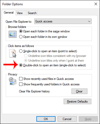 Instructions on how to fix a computer mouse click double click Picture 2