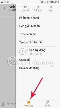 Instructions on how to hide message notifications on Samsung phones Picture 7