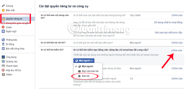 Instructions on how to hide personal information on Facebook Picture 6