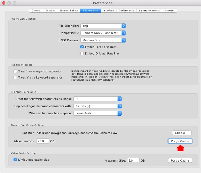 Instructions on how to improve and speed up Lightroom Picture 10