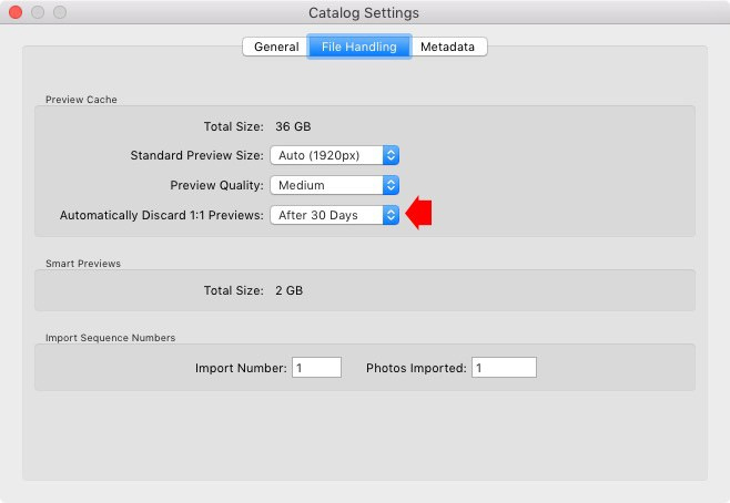 Instructions on how to improve and speed up Lightroom Picture 5