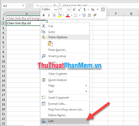 Instructions on how to insert links into Excel filel Picture 6