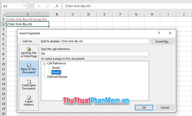 Instructions on how to insert links into Excel filel Picture 7
