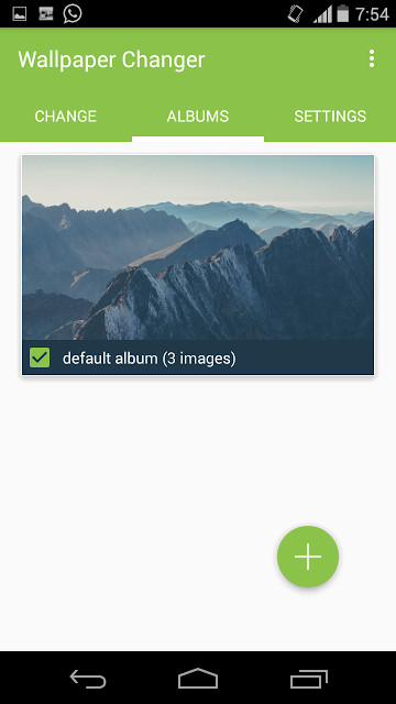 Instructions on how to install automatically change the desktop on Android using Wallpaper Changer application Picture 3