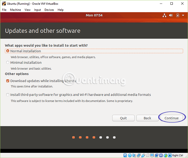 Instructions on how to install Ubuntu on VirtualBox virtual machine Picture 29