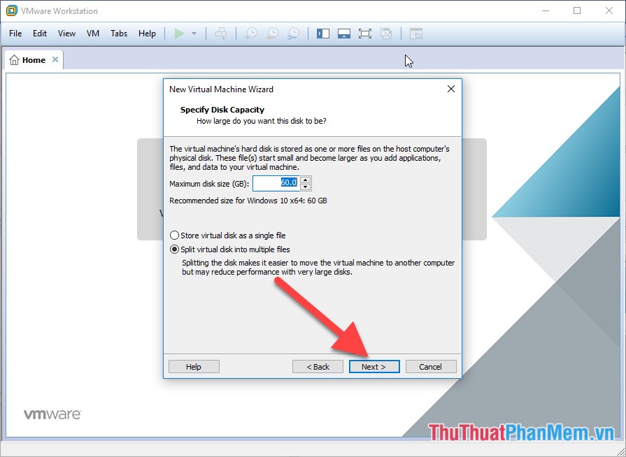 Instructions on how to install virtual machines with VMware Picture 7