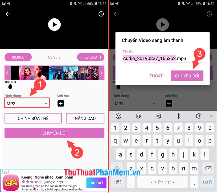 Instructions on how to isolate audio from video Picture 18