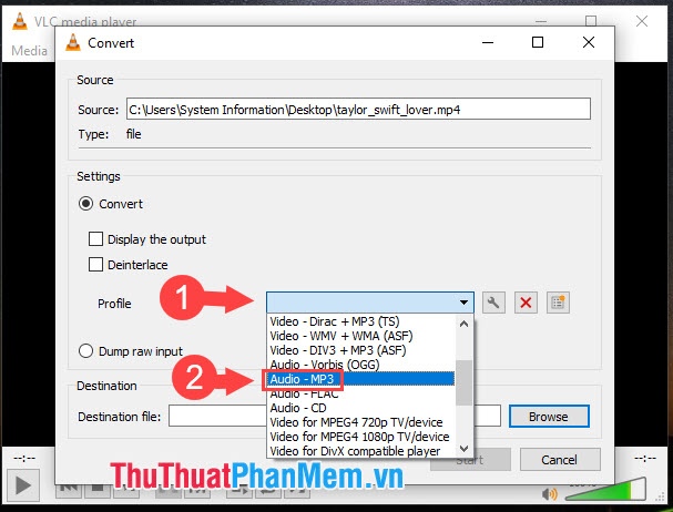 Instructions on how to isolate audio from video Picture 4