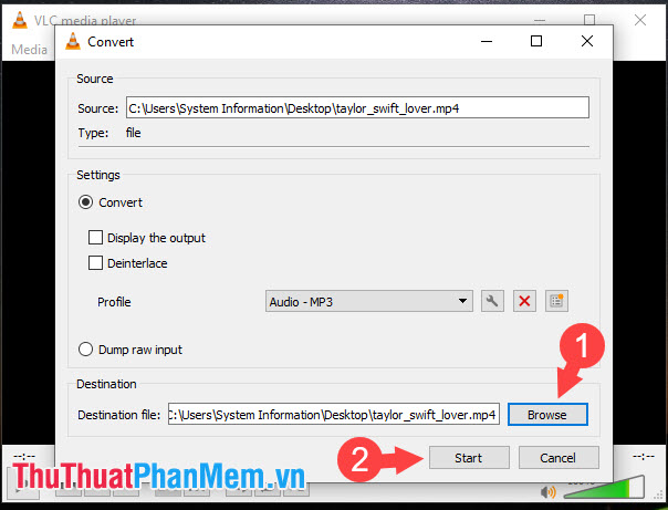 Instructions on how to isolate audio from video Picture 5