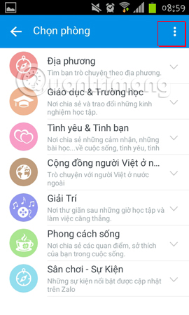 Instructions on how to join the chat room on Zalo Picture 10