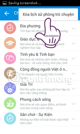 Instructions on how to join the chat room on Zalo Picture 11