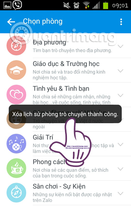 Instructions on how to join the chat room on Zalo Picture 12