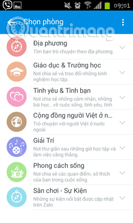 Instructions on how to join the chat room on Zalo Picture 3