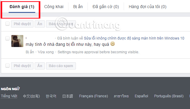Instructions on how to lock, hide Facebook Fanpage temporarily Picture 5