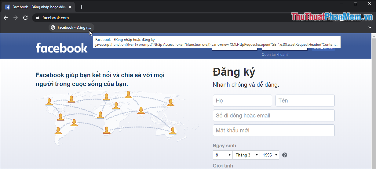 Instructions on how to login Facebook with Token Picture 7