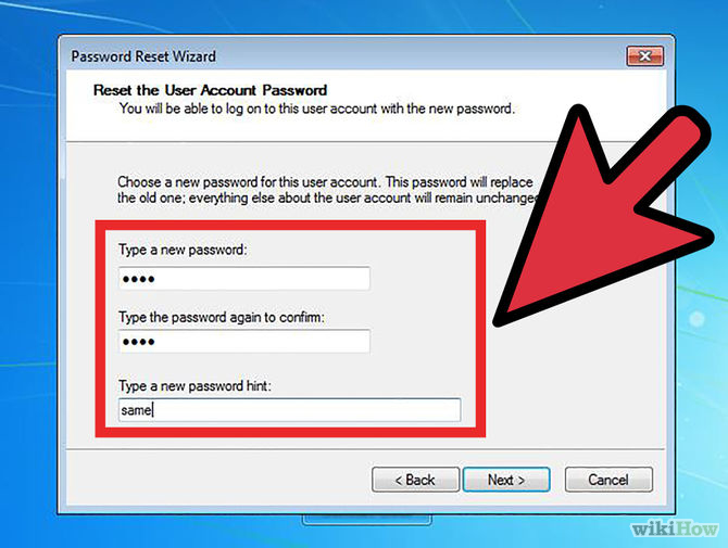 Instructions on how to login to your computer when you forget your password Picture 11