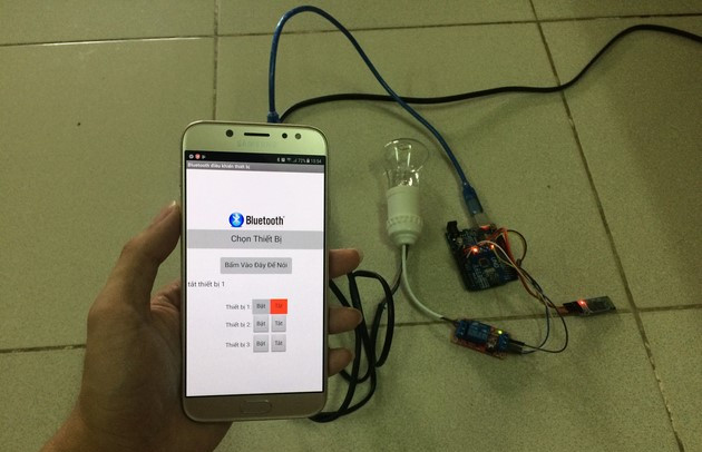 Instructions on how to make devices that turn on / off lights and fans in Vietnamese Picture 14