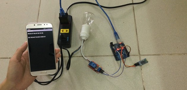 Instructions on how to make devices that turn on / off lights and fans in Vietnamese Picture 15