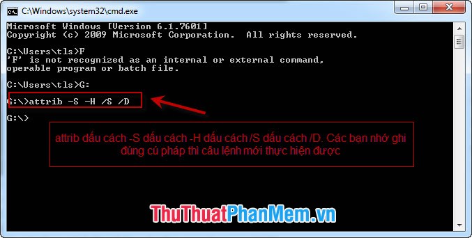 Instructions on how to make hidden folders in USB when infected Picture 4