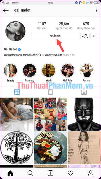 Instructions on how to message on Instagram Picture 4