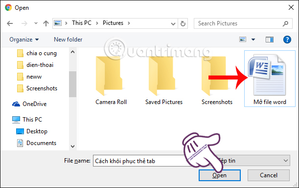 Instructions on how to open Word files, Excel suspects infection Picture 2