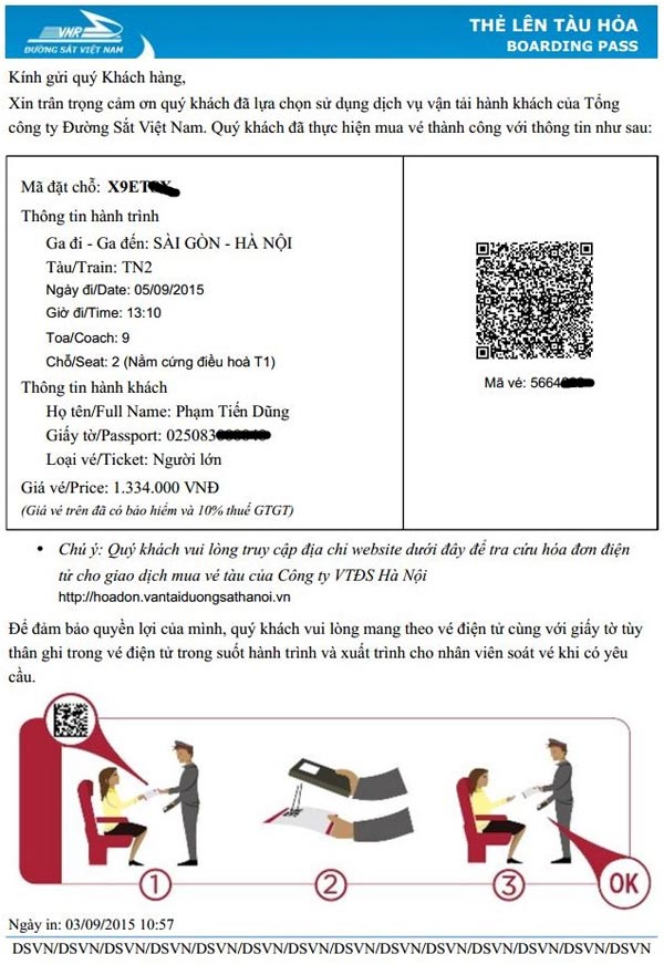 Instructions on how to order 2018 Tet train tickets online Picture 11