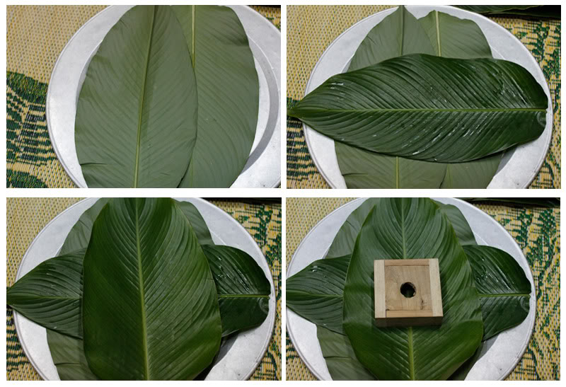 Instructions on how to pack traditional, beautiful square cakes for Tet Picture 14