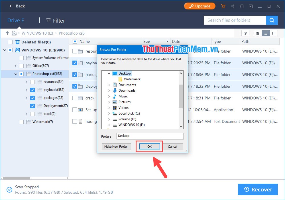 Instructions on how to recover USB data Picture 8