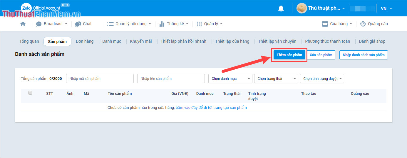 Picture 11 of Instructions on how to register Zalo Page to sell