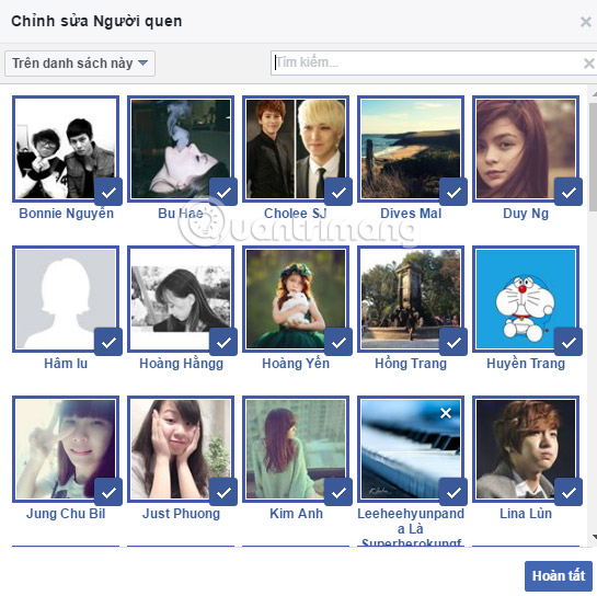 Instructions on how to remove less interactive friends on Facebook Picture 5