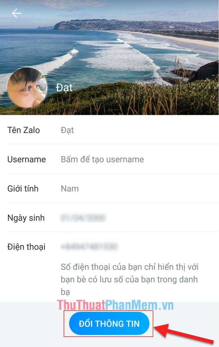 Instructions on how to rename Zalo extremely fast and easy Picture 4