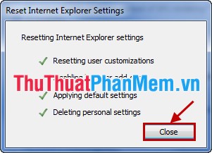 Instructions on how to restore the factory settings for Chrome, Firefox, Internet Explorer Picture 13
